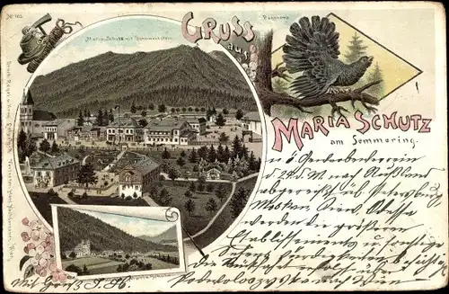 Litho Maria Schutz Schottwien in Niederösterreich, Panorama