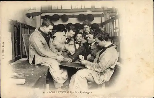 Ak Paris, Ecole Centrale, La Prolonge