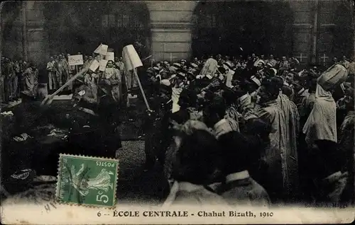 Ak Paris, Ecole Centrale, Chahut Bizuth 1910