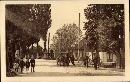 Ak Montret Saône-et-Loire, Carrefour de la Croix