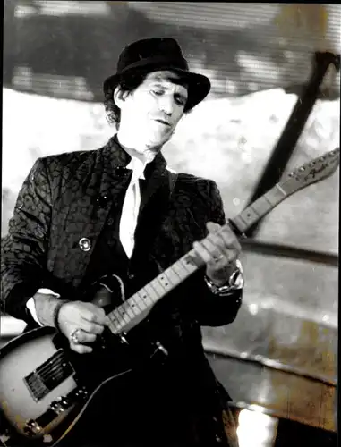 Foto  Rolling Stones, Konzert-Tour 1995, Keith Richards
