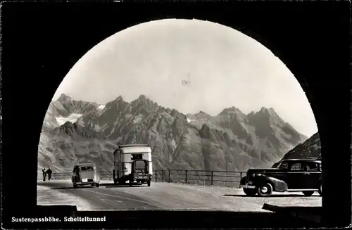 Ak Susten Kanton Wallis, Sustenpasshöhe, Scheiteltunnel