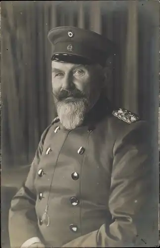 Ak König Wilhelm II. von Württemberg, Portrait in Uniform