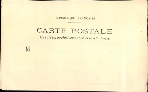 Ak Mode de Paris 1840, Journal des Demoiselles, Rue Drouot, Mann und Frau in Mänteln