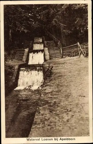 Ak Loenen Gelderland, Waterval