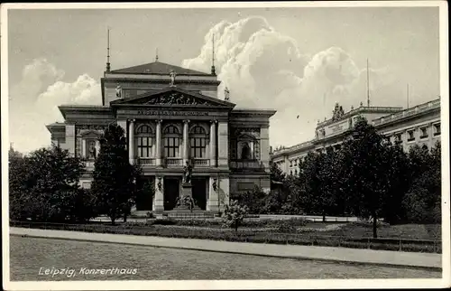 Ak Leipzig in Sachsen, Konzerthaus, Außenansicht