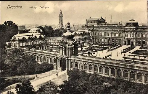 Ak Dresden, Kgl. Zwinger