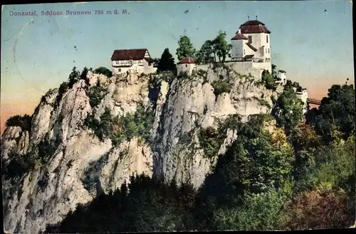 Ak Fridingen an der Donau in Baden Württemberg, Schloss Bronnen