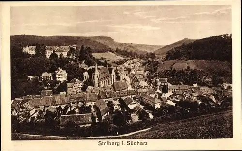 Ak Stolberg im Harz, Gesamtansicht