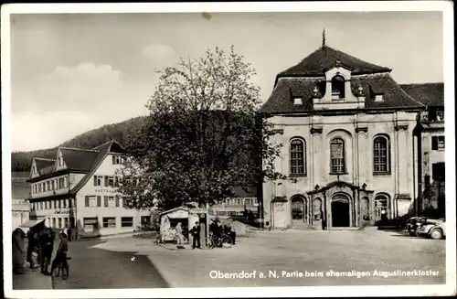 Ak Oberndorf am Neckar, Partie beim ehemaligen Augustinerkloster