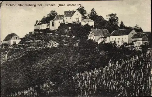 Ak Durbach in Baden, Schloss Staufenburg, Staufenberg