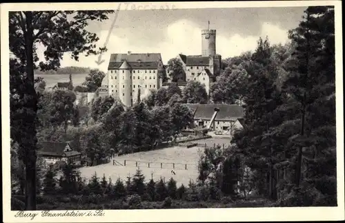 Ak Gnandstein Kohren Sahlis Frohburg in Sachsen, Burg