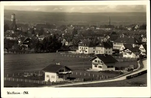 Ak Weilheim Oberbayern, Panorama