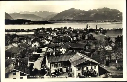 Ak Chieming am Chiemsee Oberbayern, Panorama