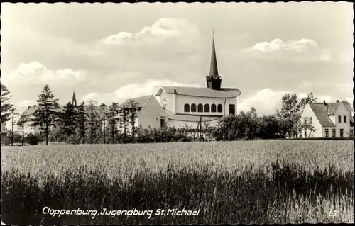 Ak Cloppenburg in Niedersachsen, Jugendburg St. Michael, Panorama