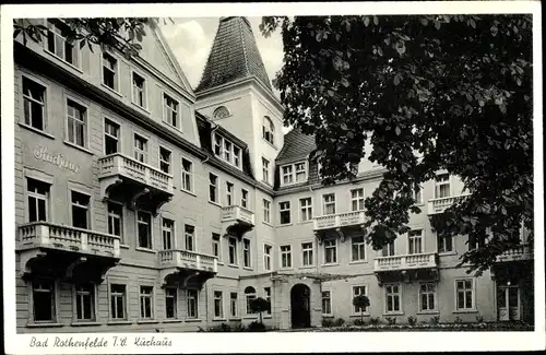 Ak Bad Rothenfelde am Teutoburger Wald, Kurhaus, Innenhof
