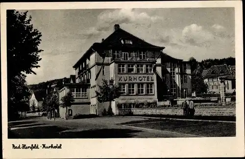 Ak Bad Hersfeld Hessen, Kurhotel, Außenansicht