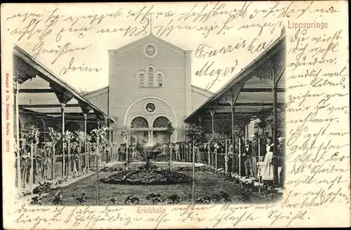 Ak Bad Lippspringe in Westfalen, Trinkhalle, Brunnen