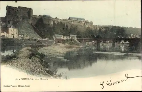 Ak Bouillon Wallonien Luxemburg, Le Chateau