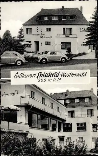 Ak Ehlscheid im Westerwald, Hotel Pension Westerwald, Außenansicht