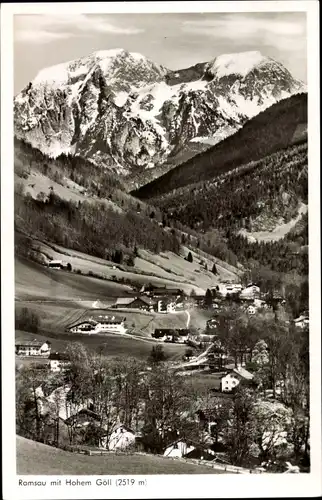 Ak Ramsau Reichertsheim Oberbayern, Panorama mit Hohem Gröll, 2519 m