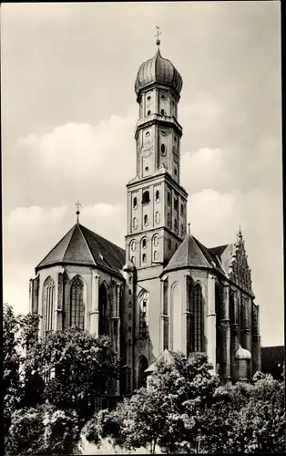 Ak Augsburg in Schwaben, Ehem. Reichsstift St. Ulrich und Afra, Außenansicht
