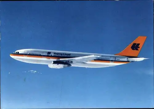 Ak Passagierflugzeug der Hapag Lloyd, Airbus A 300 B 4