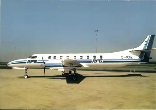 Ak Passagierflugzeug, Swearingen Fairchild Metroliner II, RFG Regionalflug, Turboprop