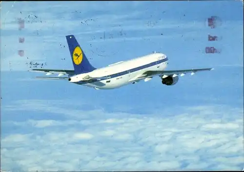 Ak Deutsches Passagierflugzeug, Lufthansa, Airbus A 300