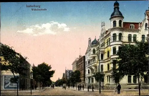 Ak Tschernjachowsk Insterburg Ostpreußen, Wilhelmstraße, Geschäft