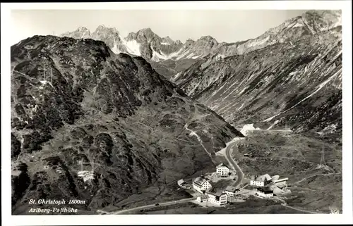 Ak St Christoph am Arlberg Tirol, Teilansicht