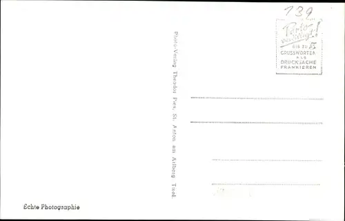 Ak St Christoph am Arlberg Tirol, Teilansicht