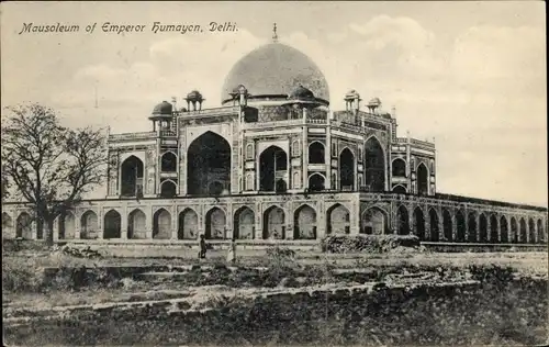 Ak Delhi Indien, Mausoleum of Emperor Humayun