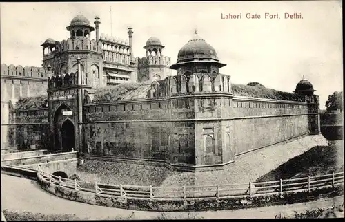 Ak Delhi Indien, Lahori Gate Fort