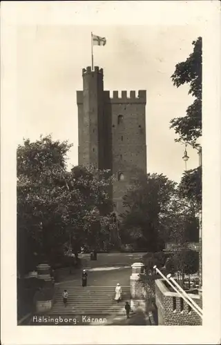 Ak Hälsingborg Helsingborg Schweden, Kärnan, Turm
