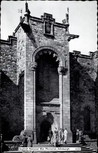 Ak Edinburgh Schottland, Scottish National War Memorial