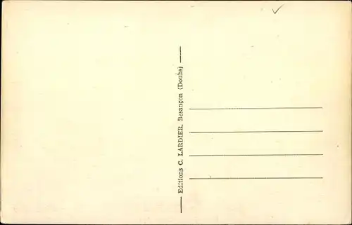 Ak Besançon Doubs, Quartier Ruty