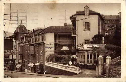 Ak Lourdes Hautes Pyrénées, Hotel Gesta Baylac, Boulevard de la Grotte
