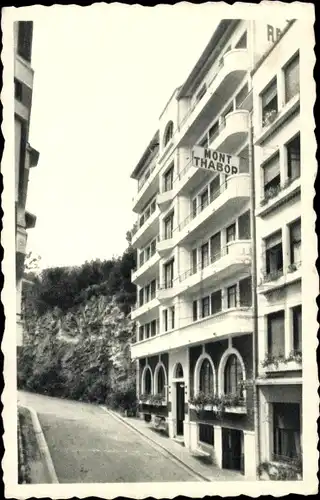 Ak Lourdes Hautes Pyrénées, Hotel du Mont Thabor, Avenue Reine Astrid