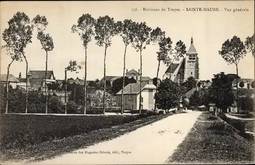 Ak Sainte Maure de Touraine Indre et Loire, Vue generale