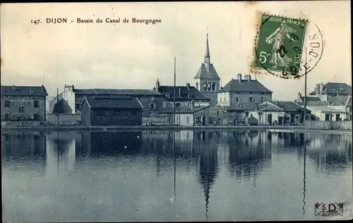 Ak Dijon Côte d'Or, Bassin du Canal de Bourgogne