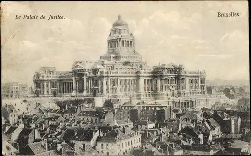 Ak Bruxelles Brüssel, Palais de Justice