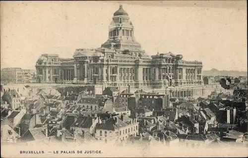 Ak Bruxelles Brüssel, Palais de Justice