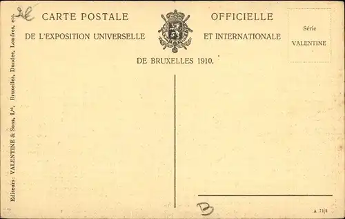 Ak Bruxelles Brüssel, Exposistion de Bruxelles 1910, Jardins de la Ville de Paris