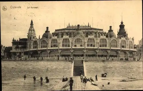 Ak Oostende Ostende Westflandern, Le Kursaal