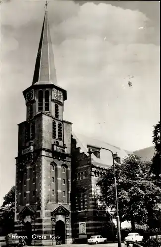 Ak Hoorn Nordholland Niederlande, Grote Kerk