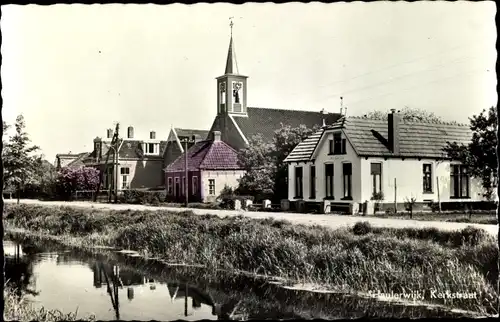 Ak Haulerwijk Friesland Niederlande, Kerkstraat