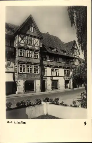 Ak Bad Salzuflen in Lippe, Fachwerkhäuser