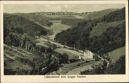 Ak Lüdenscheid im Märkischen Kreis, Blick vom langen Nacken, Panorama