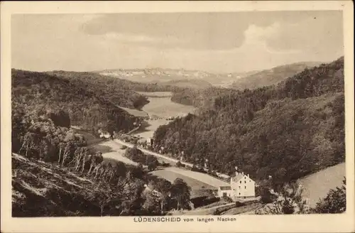 Ak Lüdenscheid im Märkischen Kreis, Blick vom langen Nacken, Panorama
